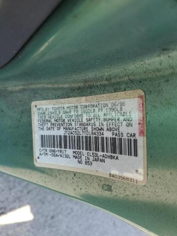 Photo 10 from auction – 1996 TOYOTA TERCEL with VIN JT2AC52L7T0184334