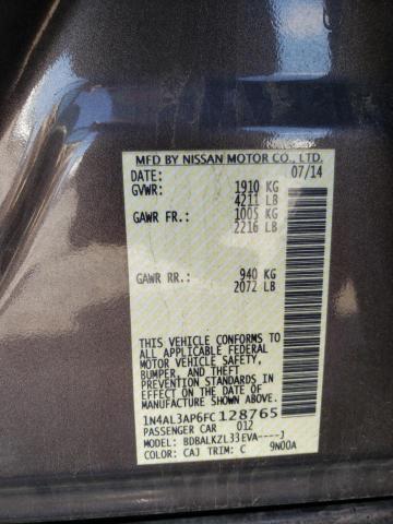 Photo 10 from auction – 2015 NISSAN ALTIMA 2.5 with VIN 1N4AL3AP6FC128765