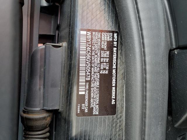 Photo 10 from auction – 2016 BMW I3 REX with VIN WBY1Z4C56GV505478