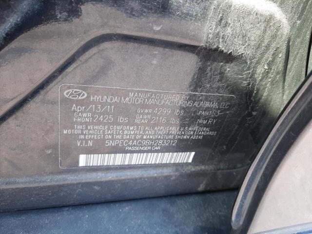 Photo 10 from auction – 2011 HYUNDAI SONATA SE with VIN 5NPEC4AC9BH283212