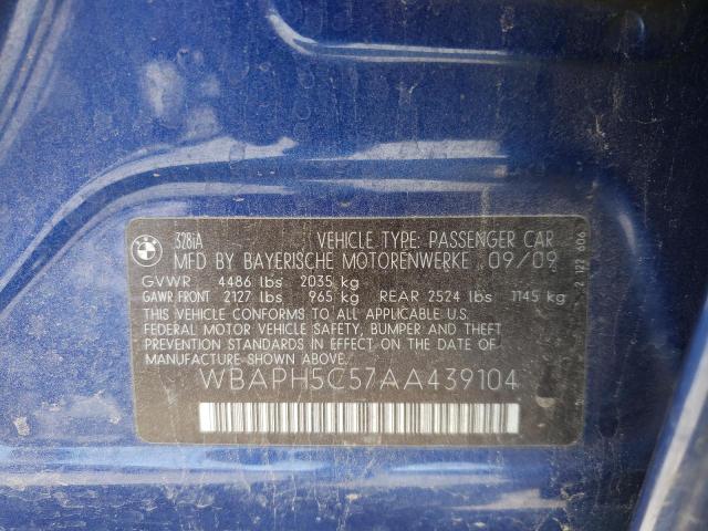 Photo 10 from auction – 2010 BMW 328 I SULE with VIN WBAPH5C57AA439104