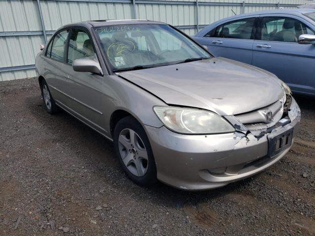 HONDA CIVIC EX 2005 with VIN 2HGES26805H524844 - Photo from auction