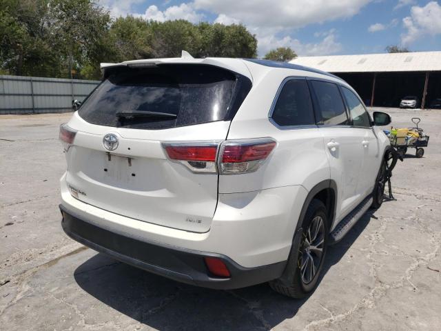 Photo 4 from auction – 2016 TOYOTA HIGHLANDER with VIN 5TDKKRFH3GS183552