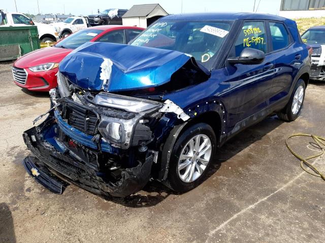 Photo 2 from auction – 2021 CHEVROLET TRAILBLAZE with VIN KL79MMS20MB144088