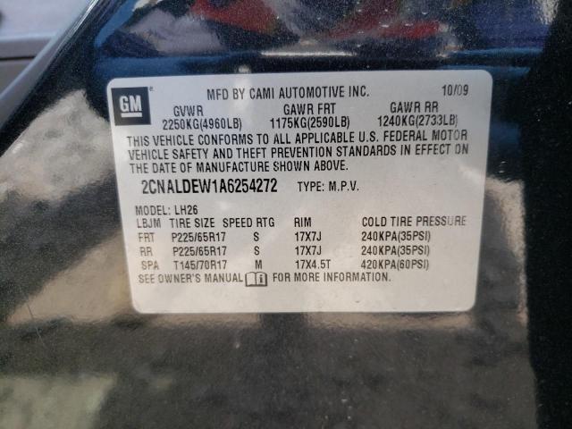 Photo 10 from auction – 2010 CHEVROLET EQUINOX LT with VIN 2CNALDEW1A6254272