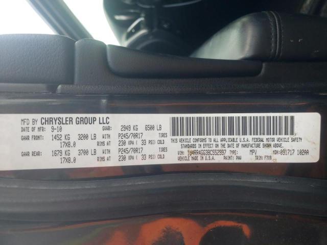Photo 10 from auction – 2011 JEEP GRAND CHER with VIN 1J4RR4GG3BC552997