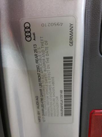 Photo 10 from auction – 2018 AUDI A4 PREMIUM with VIN WAUENAF45JA109148