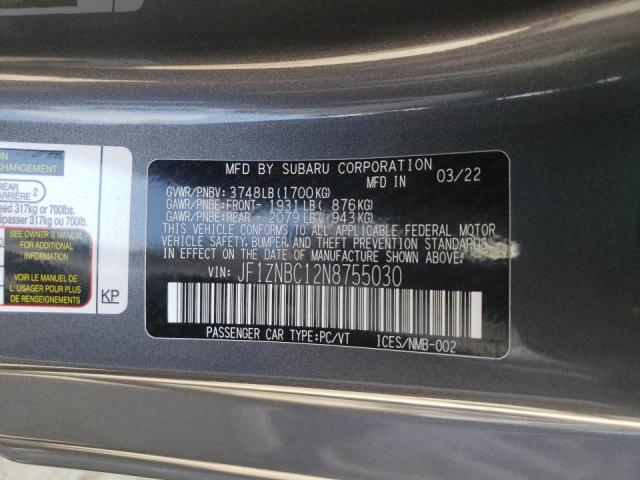 Photo 10 from auction – 2022 TOYOTA GR 86 with VIN JF1ZNBC12N8755030