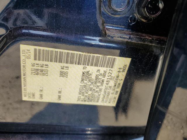 Photo 10 from auction – 2014 NISSAN MAXIMA S with VIN 1N4AA5AP1EC481527