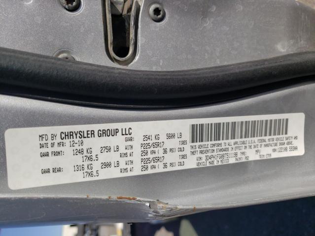 Photo 10 from auction – 2011 DODGE JOURNEY MA with VIN 3D4PH1FG0BT511198