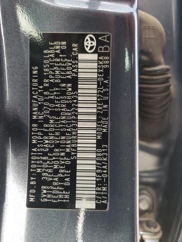Photo 10 from auction – 2015 TOYOTA COROLLA L with VIN 5YFBURHE3FP222435