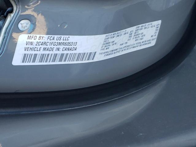 Photo 10 from auction – 2021 CHRYSLER PACIFICA T with VIN 2C4RC1FG3MR605313