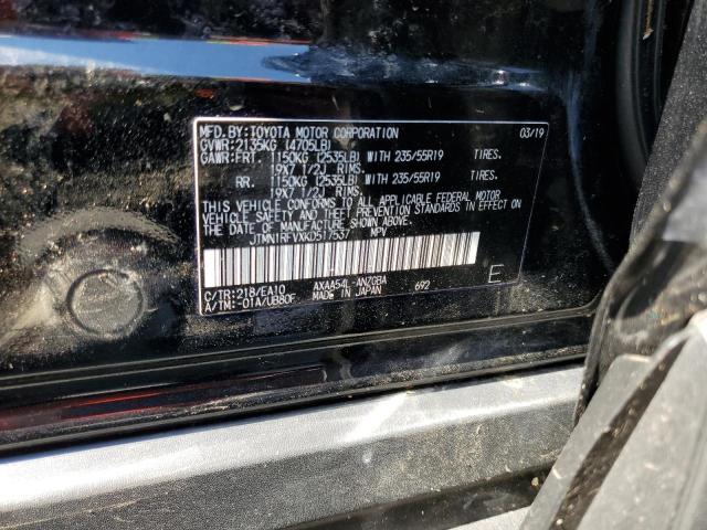 Photo 10 from auction – 2019 TOYOTA RAV4 LIMIT with VIN JTMN1RFVXKD517537