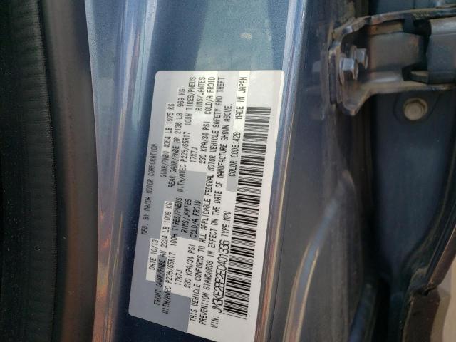 Photo 10 from auction – 2014 MAZDA CX-5 SPORT with VIN JM3KE2BE2E0401336