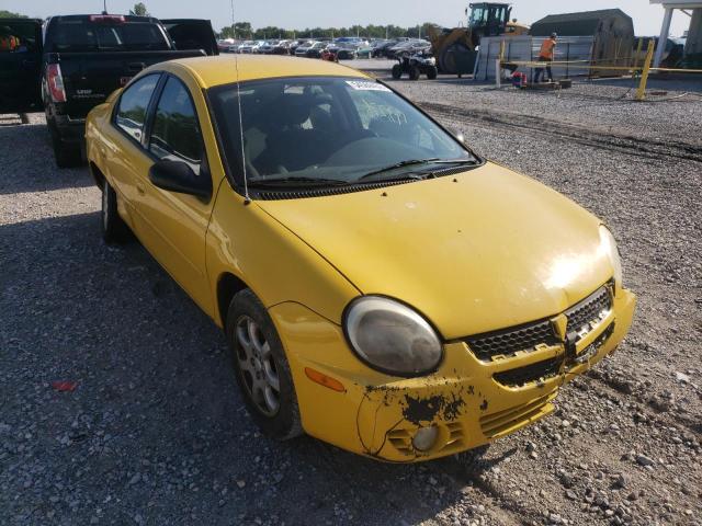 DODGE NEON SXT 2004 with VIN 1B3ES56C44D550624 - Photo from auction