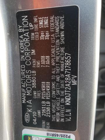 Photo 10 from auction – 2010 KIA SOUL + with VIN KNDJT2A28A7178657