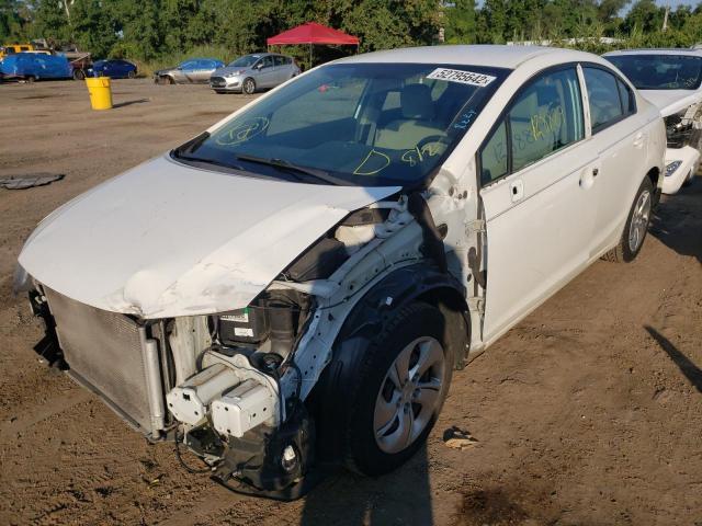 Photo 2 from auction – 2014 HONDA CIVIC LX with VIN 2HGFB2F51EH501650