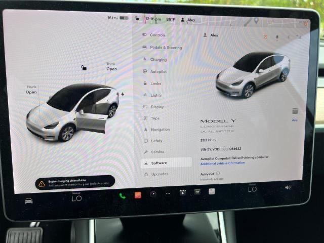 Foto 8 de la subasta – 2020 TESLA MODEL Y con VIN 5YJYGDEE8LF054632