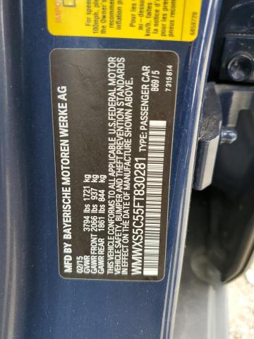 Photo 10 from auction – 2015 MINI COOPER with VIN WMWXS5C55FT830281