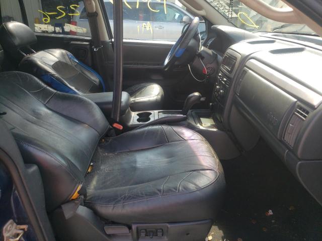 Photo 5 from auction – 2002 JEEP GRAND CHER with VIN 1J4GW38S72C236080