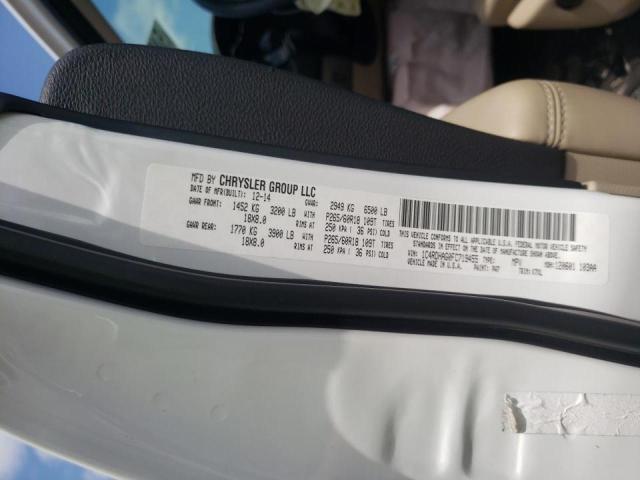 Photo 10 from auction – 2015 DODGE DURANGO SX with VIN 1C4RDHAG0FC719455