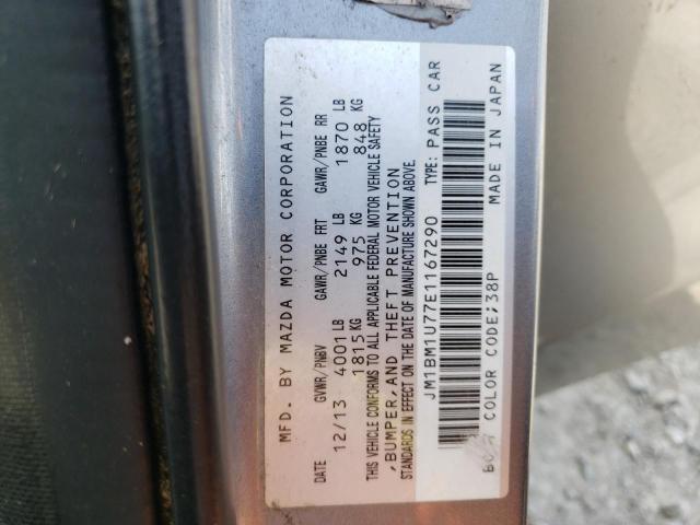 Photo 10 from auction – 2014 MAZDA 3 SPORT with VIN JM1BM1U77E1167290