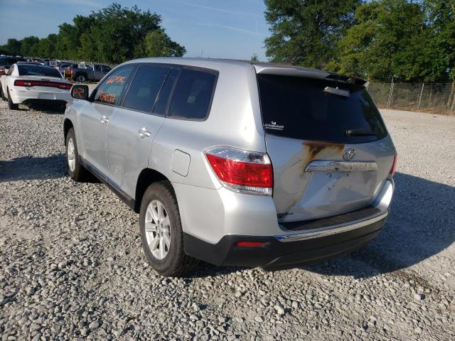 Photo 3 from auction – 2012 TOYOTA HIGHLANDER with VIN 5TDZA3EH3CS024086