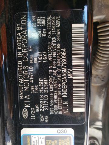 Photo 10 from auction – 2021 KIA SELTOS LX with VIN KNDEPCAA6M7180964