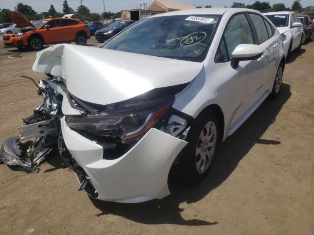 Photo 2 from auction – 2022 TOYOTA COROLLA LE with VIN JTDEPMAE7N3000179
