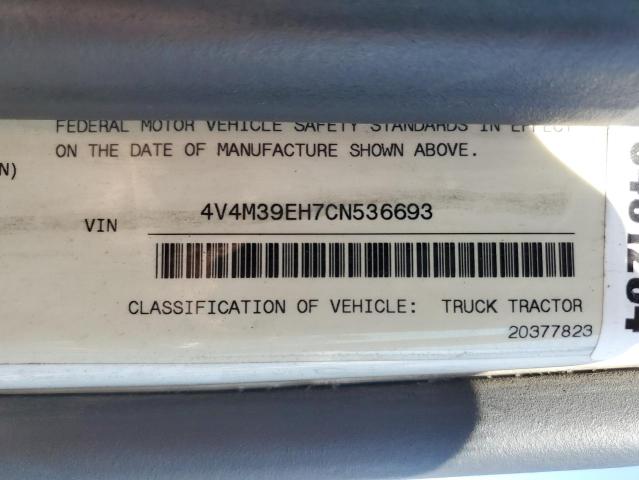 Photo 10 from auction – 2012 VOLVO VN VNM with VIN 4V4M39EH7CN536693