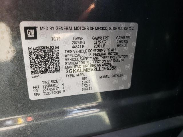 Photo 10 from auction – 2020 GMC TERRAIN SL with VIN 3GKALMEV2LL195358