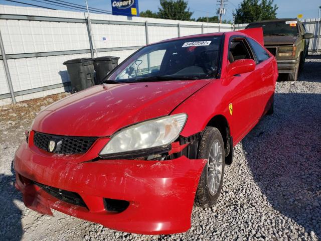 Photo 2 from auction – 2005 HONDA CIVIC EX with VIN 1HGEM22975L017595