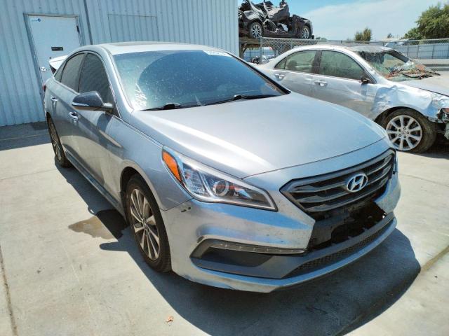 HYUNDAI SONATA SPO 2017 with VIN 5NPE34AF9HH439638 - Photo from auction