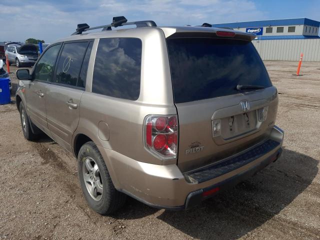 Photo 3 from auction – 2006 HONDA PILOT EX with VIN 2HKYF18636H506062