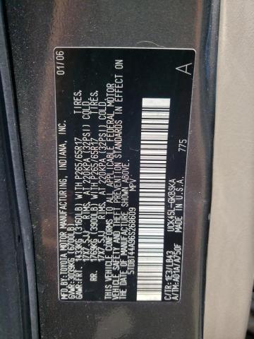 Photo 10 from auction – 2006 TOYOTA SEQUOIA SR with VIN 5TDBT44A96S268609