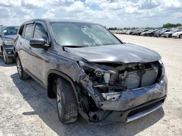 HONDA PILOT EX 2021 with VIN 5FNYF5H36MB027532 - Photo from auction
