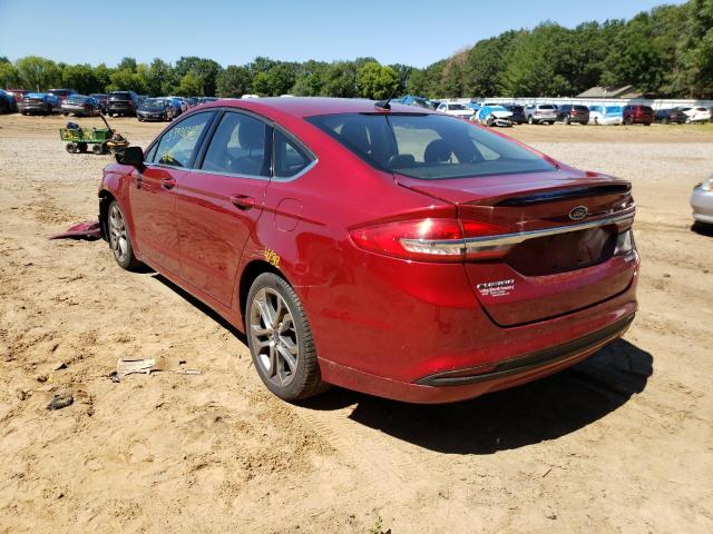 Photo 3 from auction – 2017 FORD FUSION SE with VIN 3FA6P0HD7HR312637