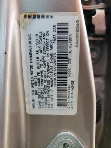 Photo 10 from auction – 2002 TOYOTA COROLLA CE with VIN 1NXBR12E92Z620978