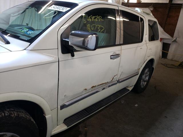 Photo 9 from auction – 2007 INFINITI QX56 with VIN 5N3AA08C77N800164