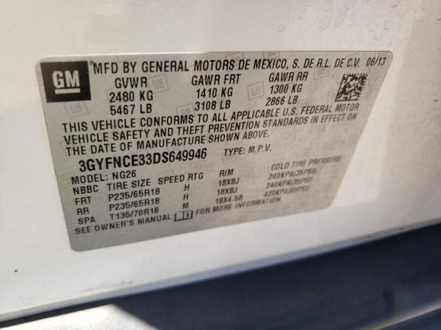 Photo 10 from auction – 2013 CADILLAC SRX LUXURY with VIN 3GYFNCE33DS649946