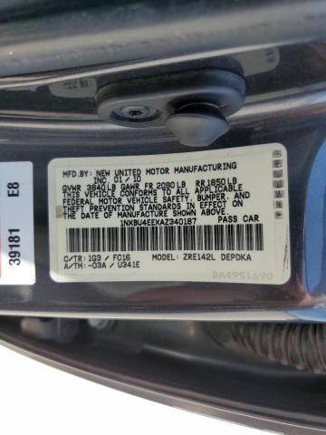 Photo 10 from auction – 2010 TOYOTA COROLLA BA with VIN 1NXBU4EEXAZ340187