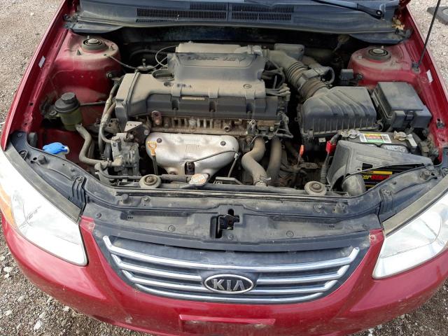 Photo 7 from auction – 2008 KIA SPECTRA EX with VIN KNAFE121585524893
