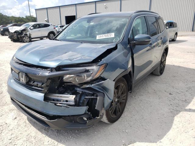 Photo 2 from auction – 2021 HONDA PILOT SE with VIN 5FNYF5H21MB015425
