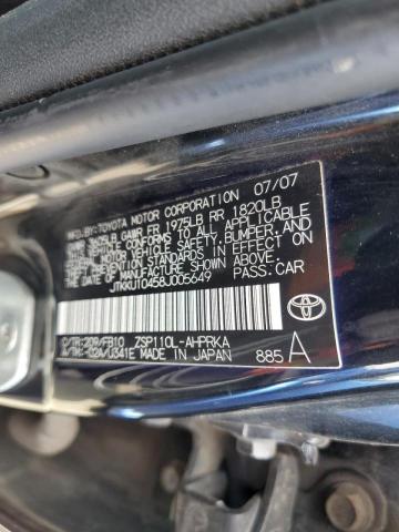 Photo 10 from auction – 2008 TOYOTA SCION XD with VIN JTKKU10458J005649