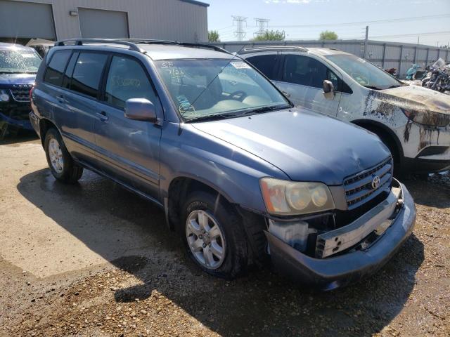 TOYOTA HIGHLANDER 2003 with VIN JTEGF21A430115507 - Photo from auction