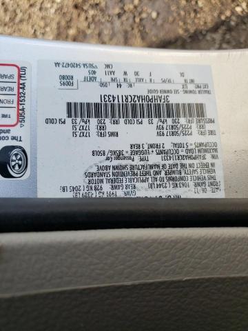Photo 10 from auction – 2012 FORD FUSION SE with VIN 3FAHP0HA2CR114331