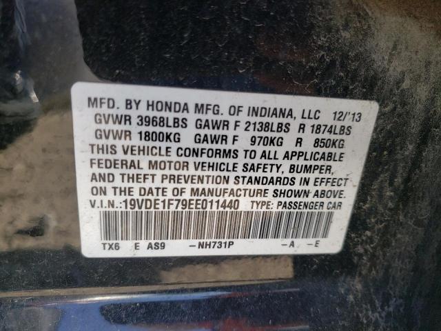 Photo 10 from auction – 2014 ACURA ILX 20 TEC with VIN 19VDE1F79EE011440