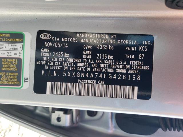 Photo 10 from auction – 2015 KIA OPTIMA EX with VIN 5XXGN4A74FG426168