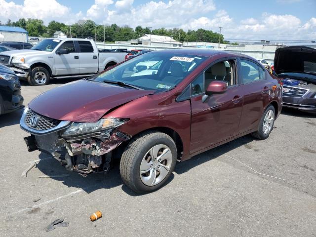 Photo 2 from auction – 2013 HONDA CIVIC LX with VIN 19XFB2F56DE250861