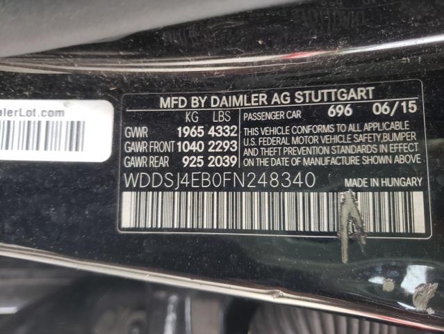Photo 10 from auction – 2015 MERCEDES-BENZ CLA 250 with VIN WDDSJ4EB0FN248340